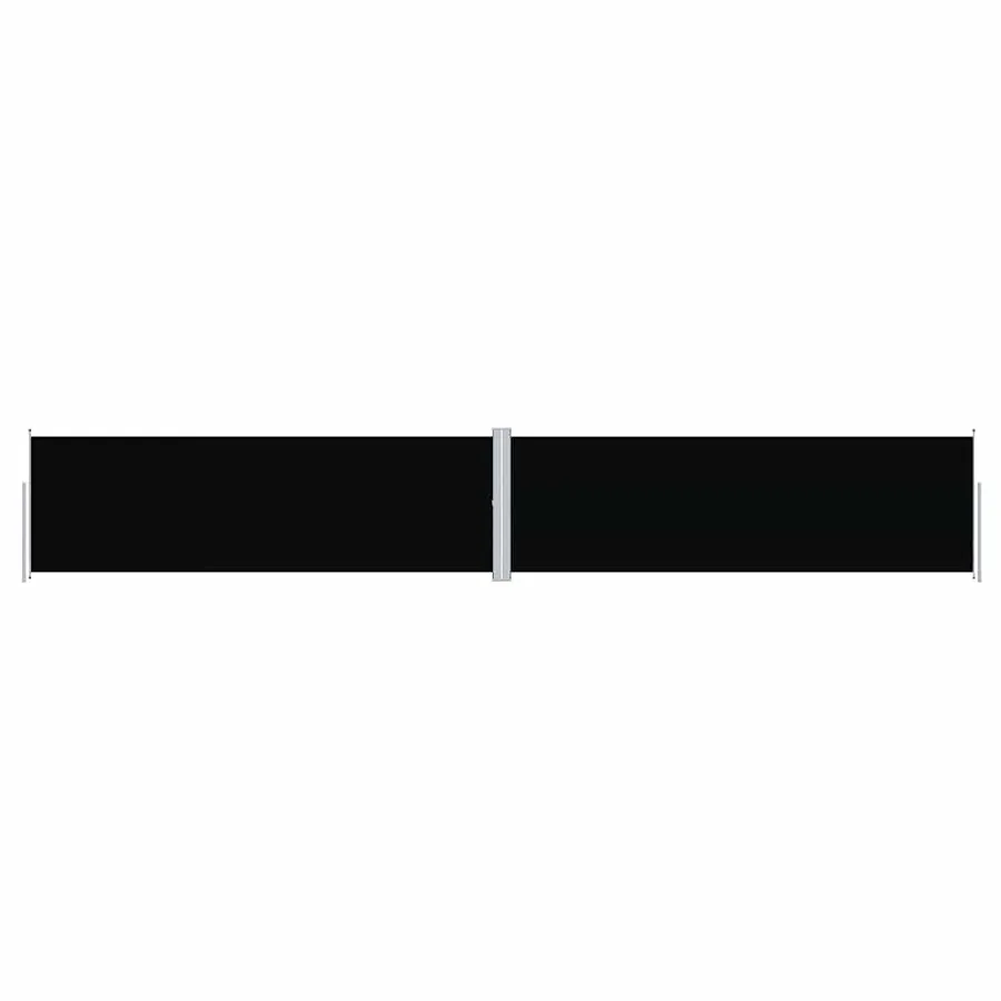 Auvent latéral rétractable Noir 160x1000 cm - 2