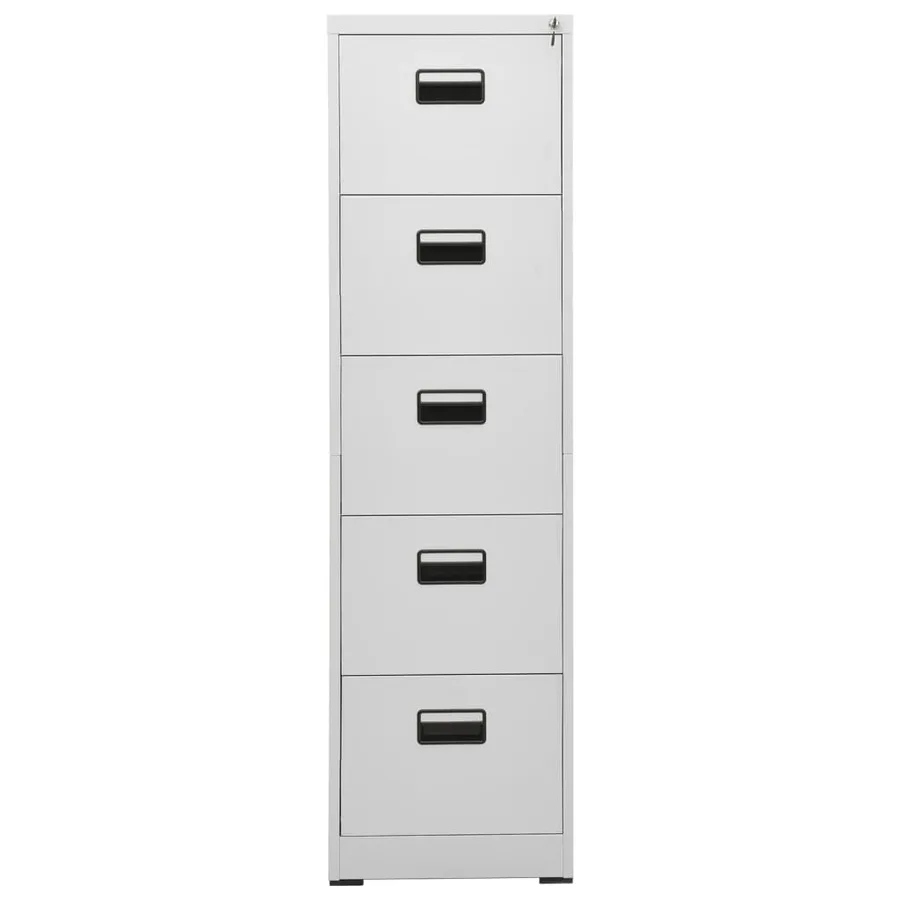 Classeur Gris clair 46x62x164 cm Acier - 2