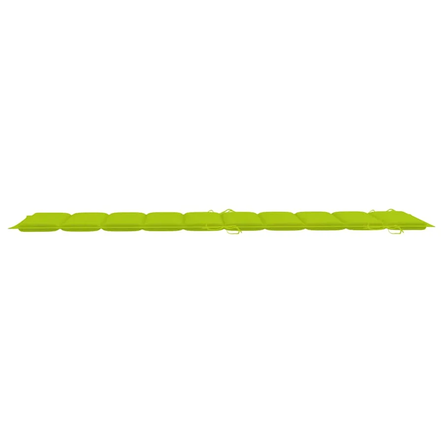Chaise longue de jardin avec coussin Bois d'acacia solide - 12