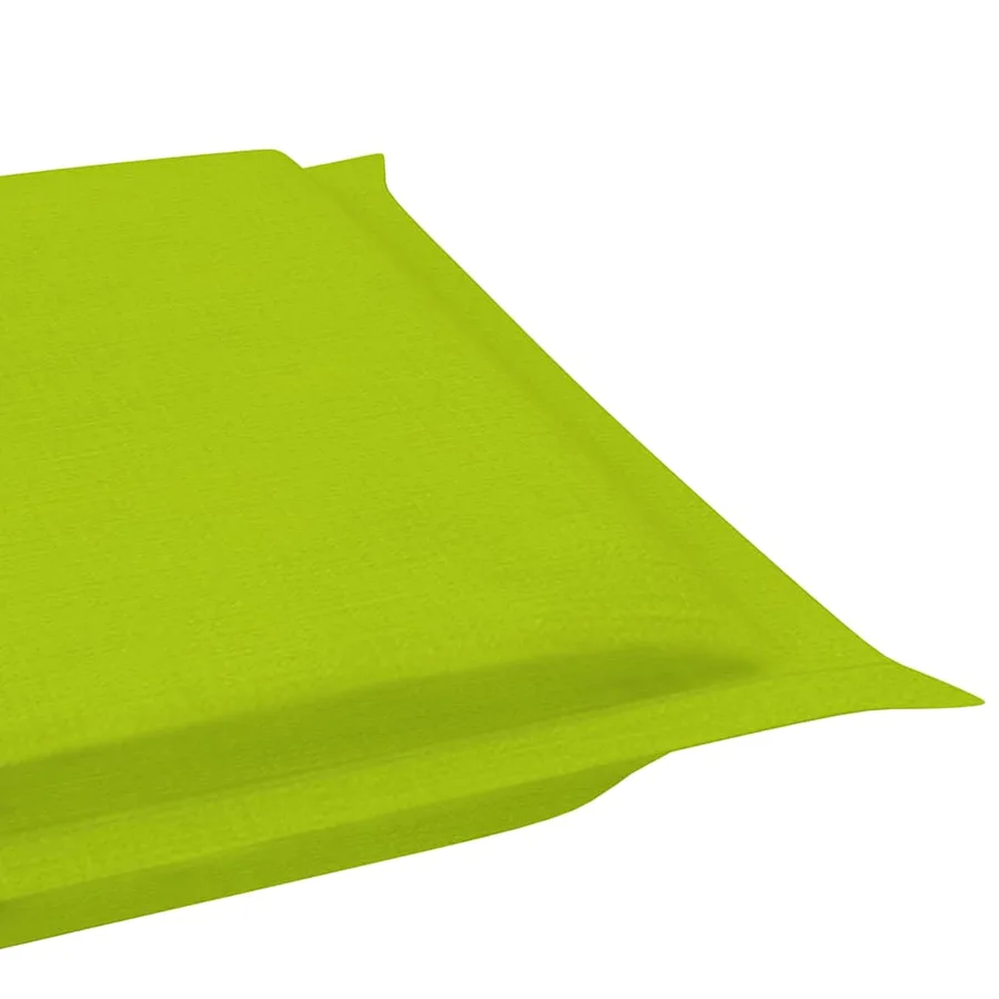 Chaise longue de jardin avec coussin Bois d'acacia solide - 15