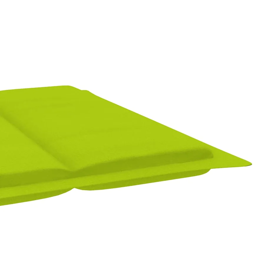 Chaise longue de jardin avec coussin Bois d'acacia solide - 8