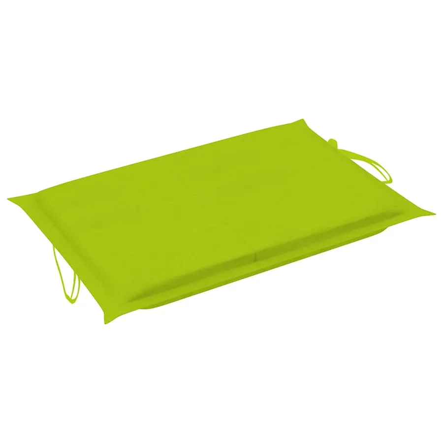 Chaise longue de jardin avec coussin Bois d'acacia solide - 9