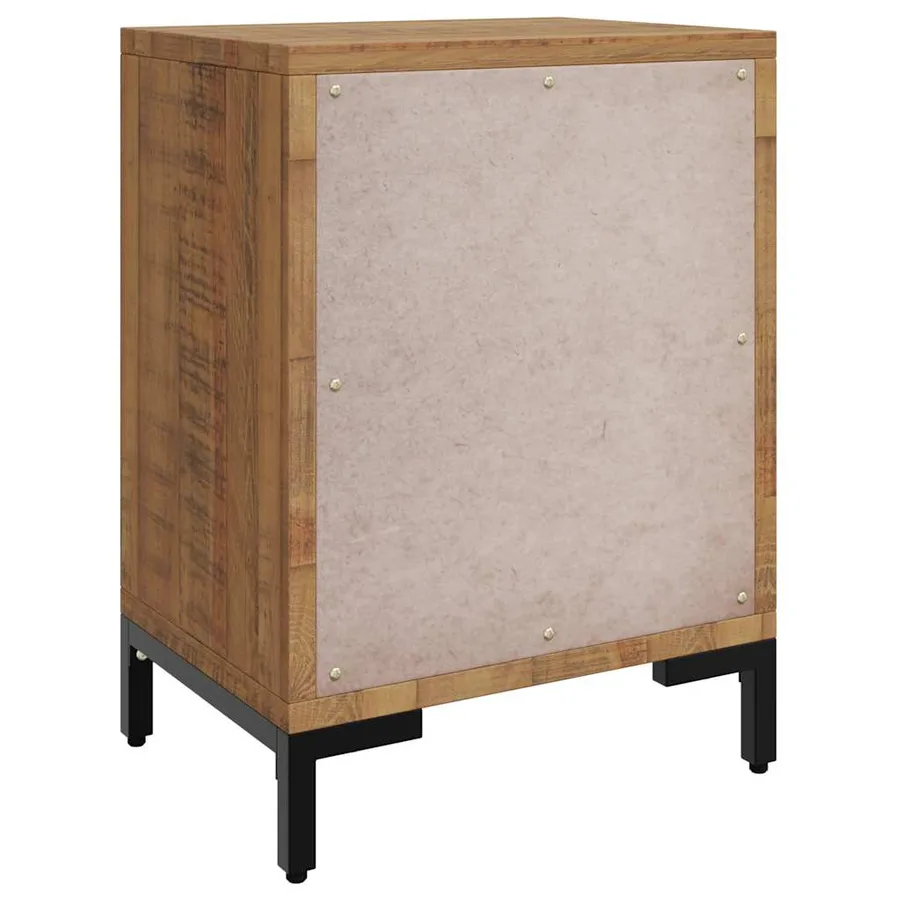 Tables de chevet 2 pcs 40x30x55 cm Bois de pin massif - 7