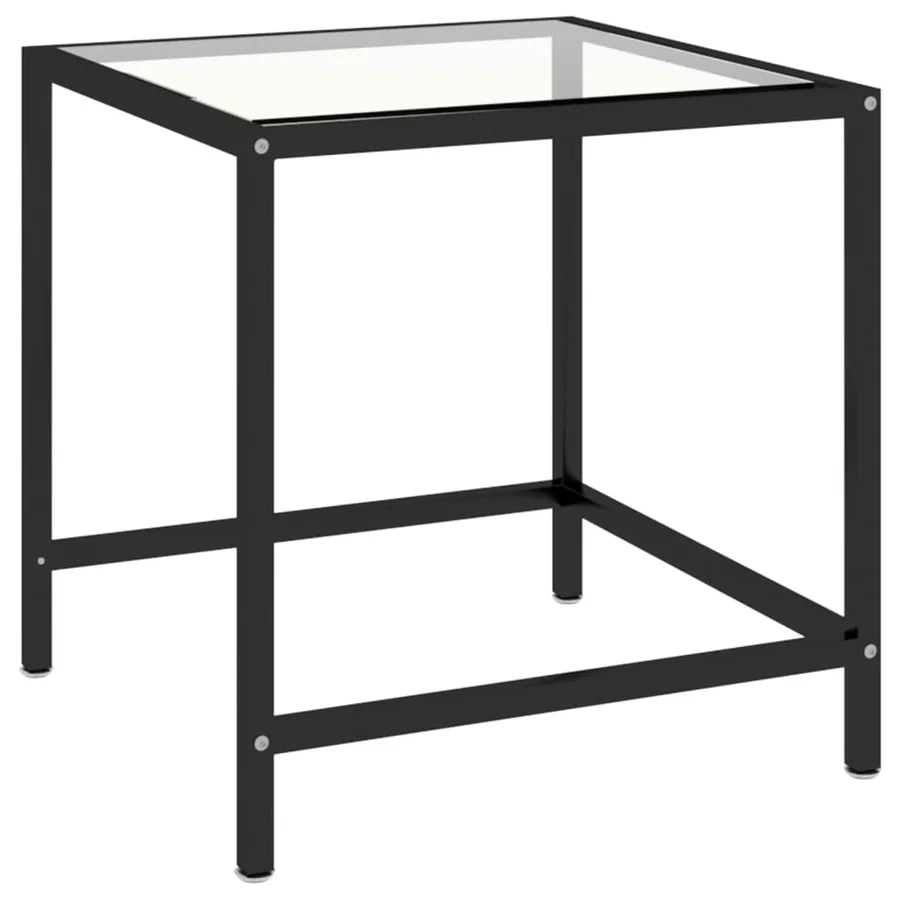 Tables à thé 2 pcs Verre trempé Transparent - 7