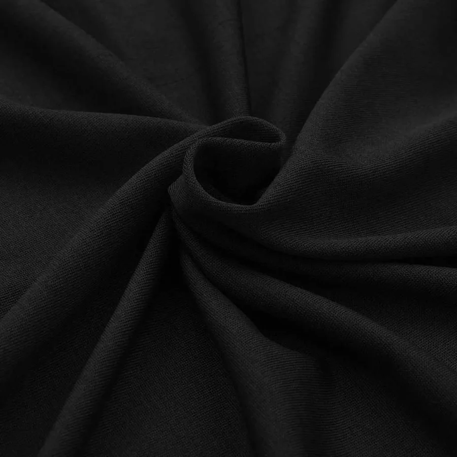 Housses extensibles pour table 2 pièces 183 x 76 x 74 cm Noir - 5