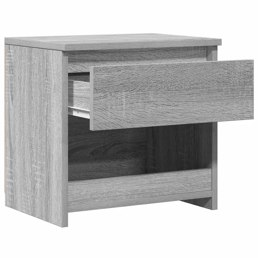 Tables de chevet 2 pcs Sonoma gris 40x30x39cm Bois d'ingénierie - 4
