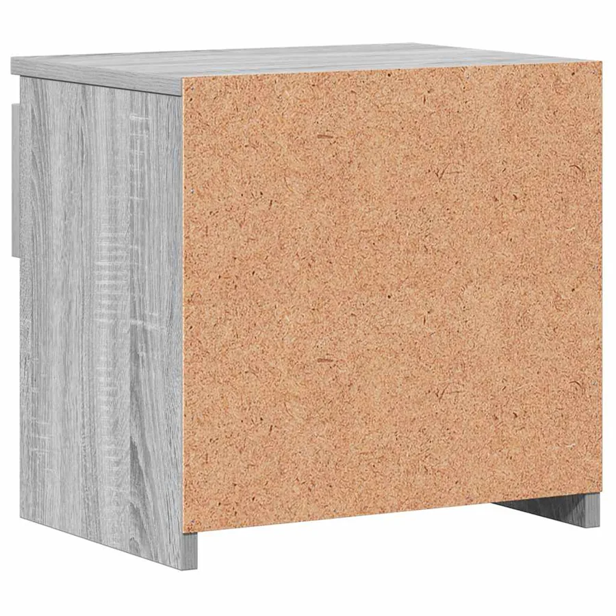 Tables de chevet 2 pcs Sonoma gris 40x30x39cm Bois d'ingénierie - 7