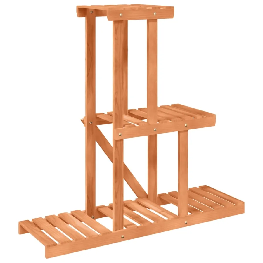 Support à fleurs 81x25x75,5 cm bois massif de sapin - 6