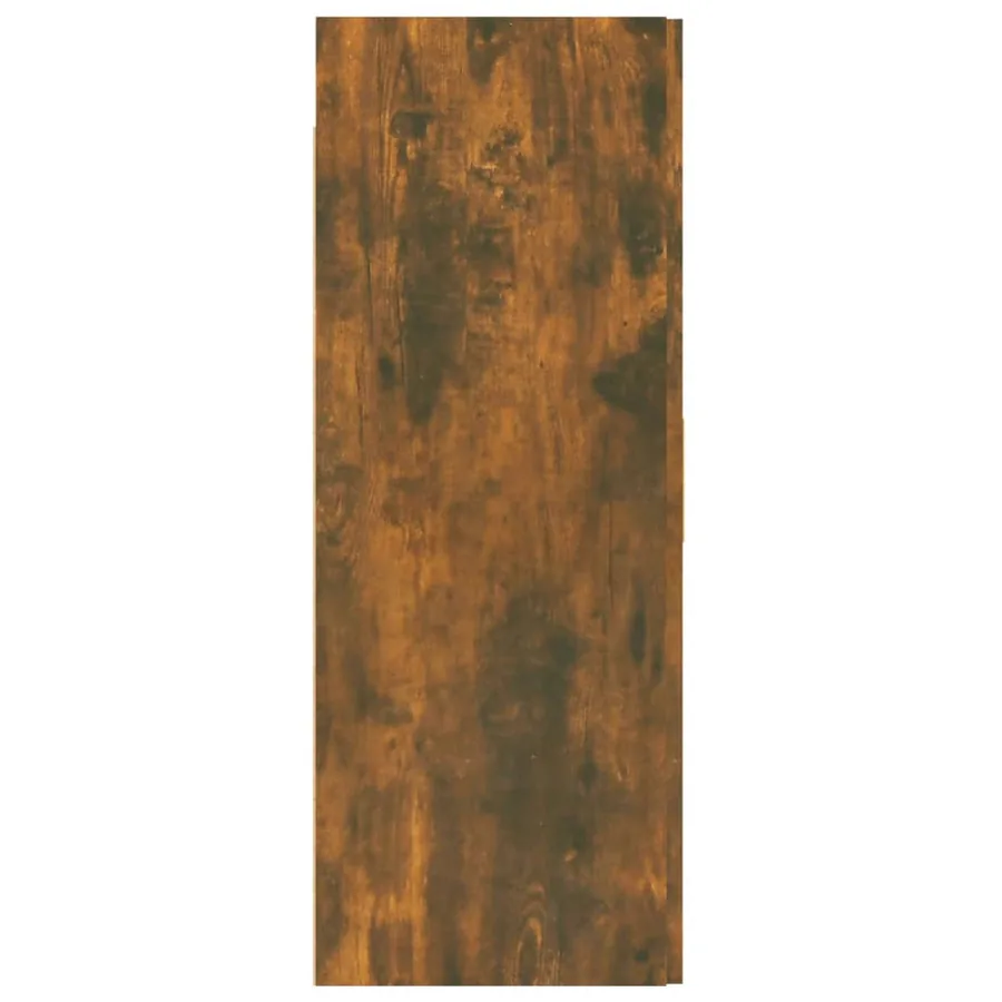 Armoire murale suspendue Chêne fumé 69,5x34x90 cm - 7