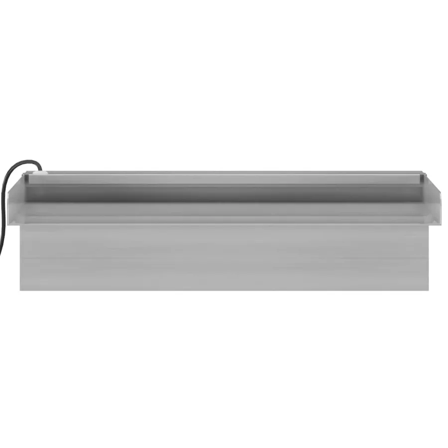 Déversoir pour cascade avec LED RVB Inox 30 cm - 8