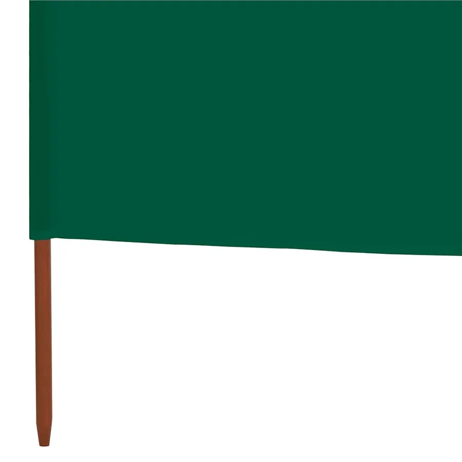 Paravent 9 panneaux Tissu 1200 x 120 cm Vert - 5