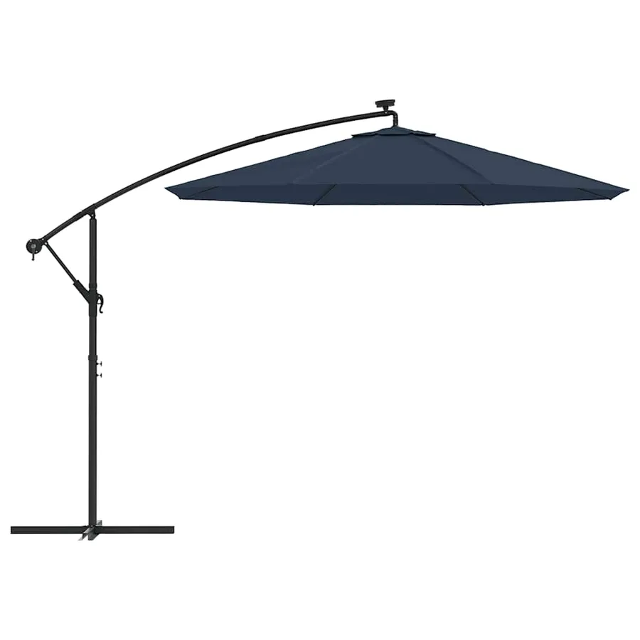 Tissu de remplacement pour parasol déporté bleu 300 cm - 5