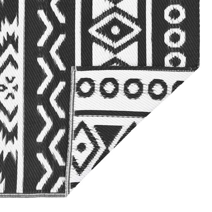 Tapis d'extérieur ARAKIL Noir 160x230 cm PP - 5