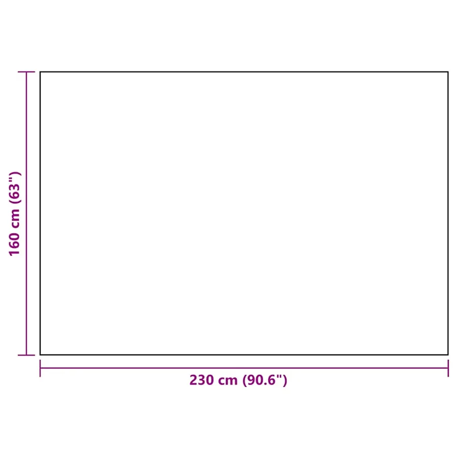 Tapis d'extérieur ARAKIL Noir 160x230 cm PP - 7
