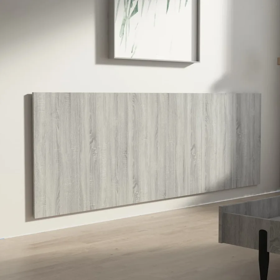 Tête de lit murale Sonoma gris 240x1,5x80 cm Bois d'ingénierie - 4