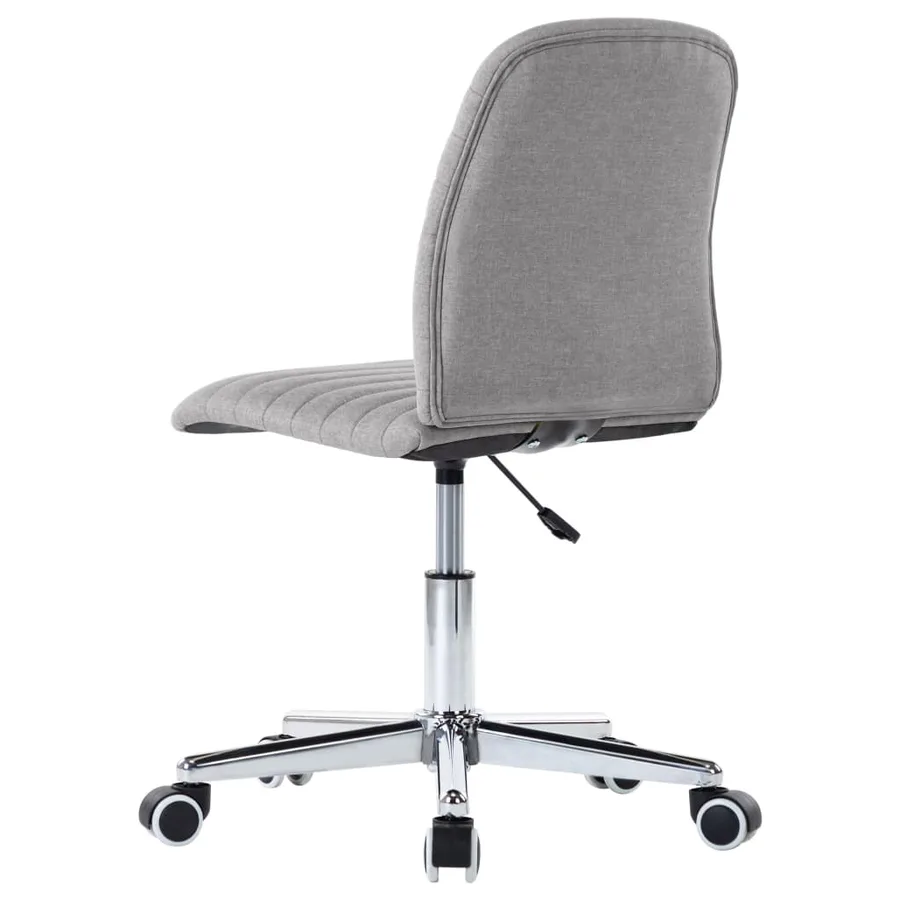Chaises à manger lot de 2 gris clair tissu - 7