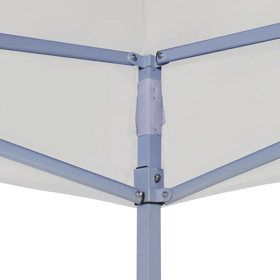 Toit de tente de réception 2x2 m Blanc 270 g/m² - 4
