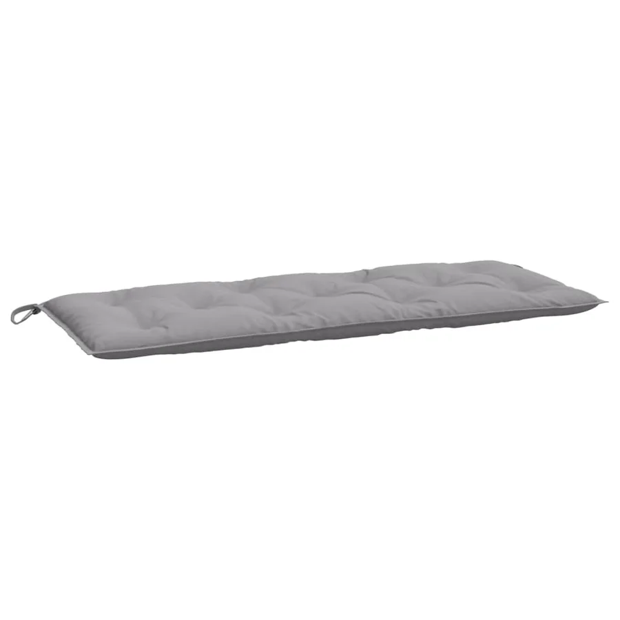 Coussins de banc jardin lot de 2 gris 120x50x7 cm tissu Oxford - 4