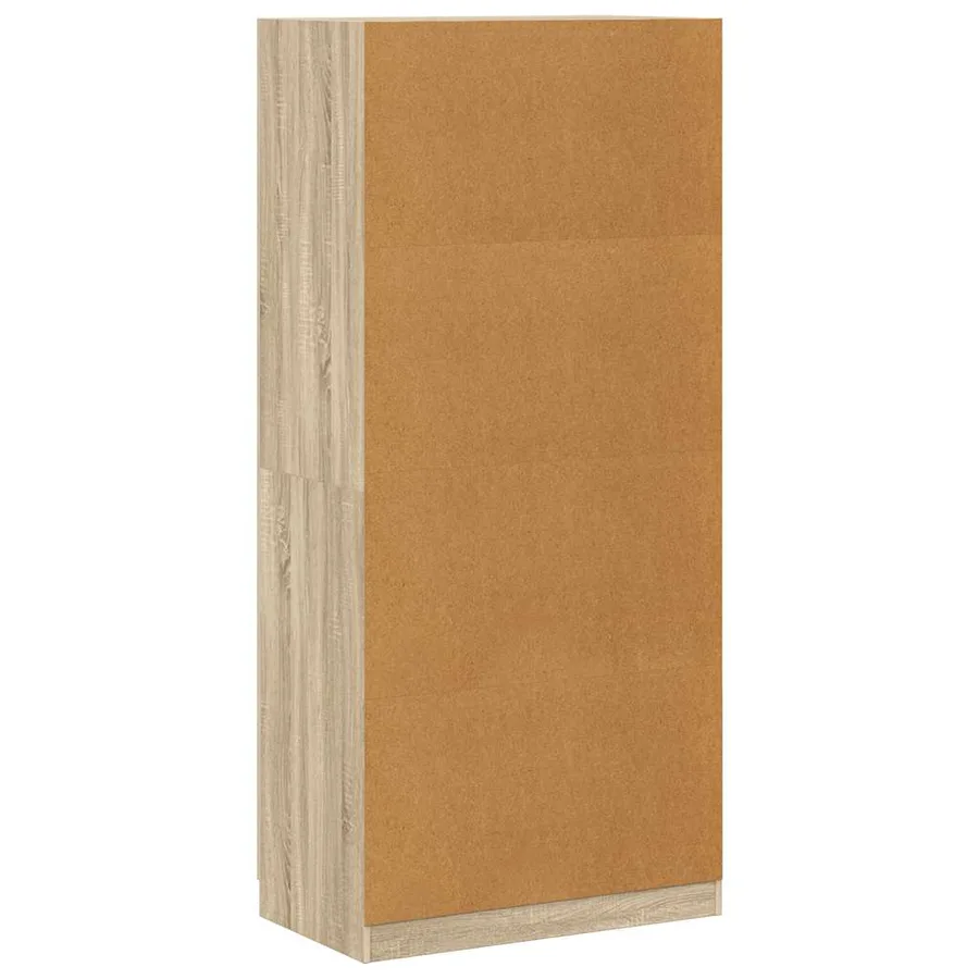 Garde-robe Chêne sonoma 90x52x200 cm Bois d’ingénierie - 8