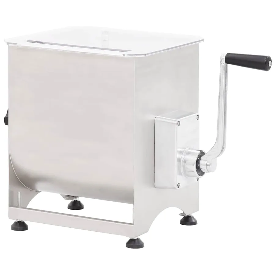 Mélangeur de viande avec boîte de vitesse Argenté Inox - 3