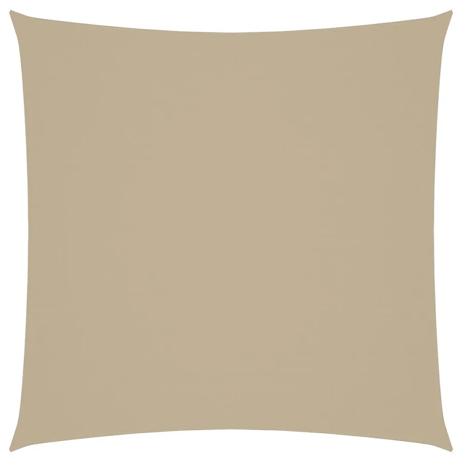 Voile de parasol tissu oxford carré 7x7 m beige - 2