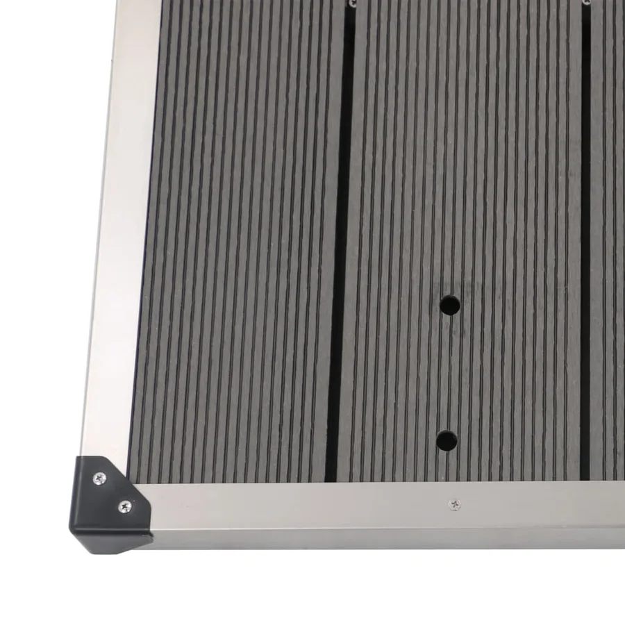 Douche de jardin avec base gris 225 cm Acier inoxydable - 16