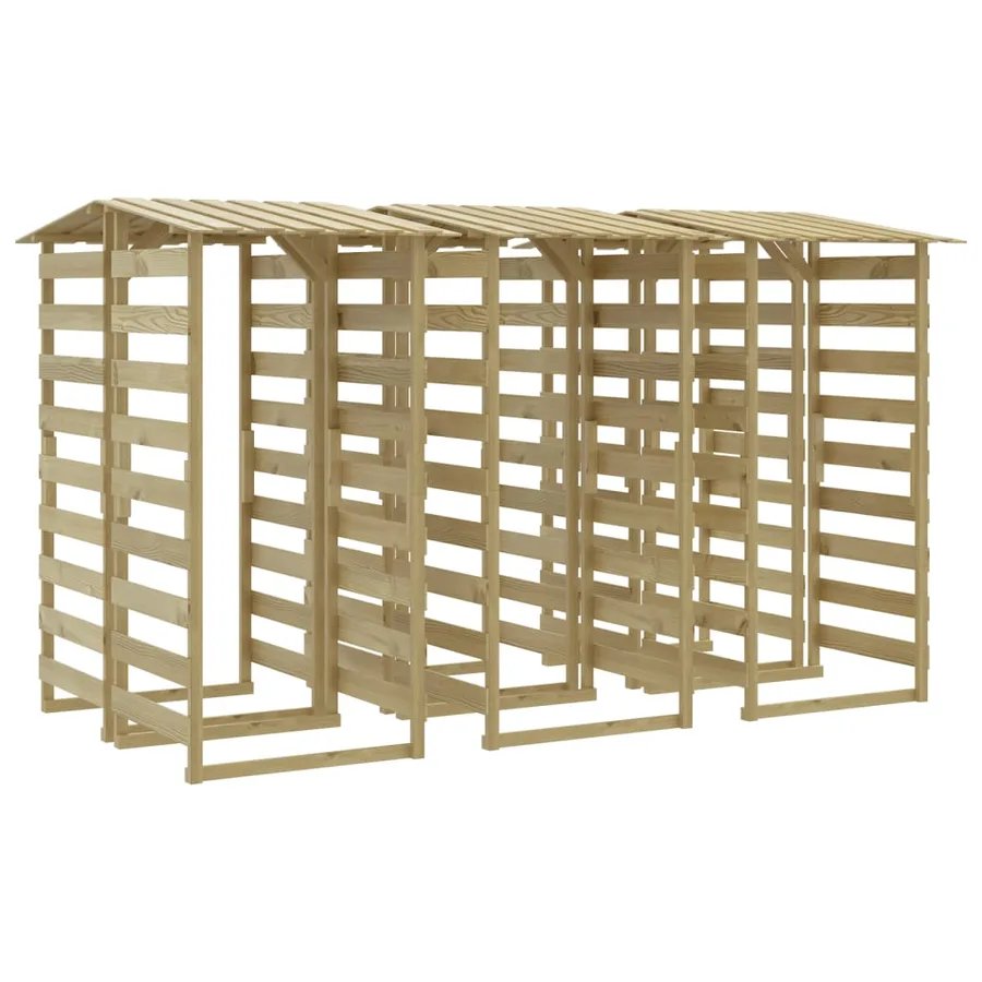 Pergolas avec toits 6 pcs 100x90x200 cm Bois de pin imprégné - 2
