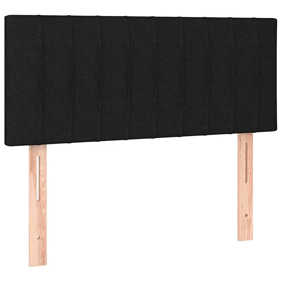 Tête de lit Noir 100x5x78/88 cm Tissu - 2