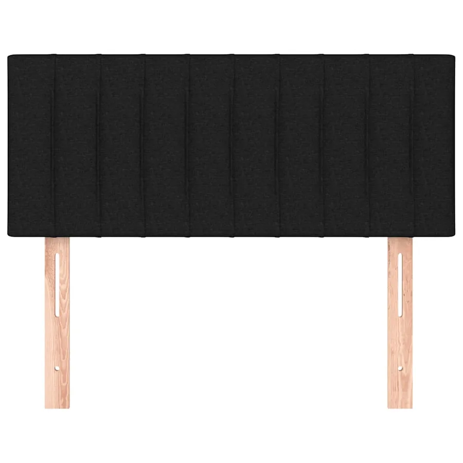 Tête de lit Noir 100x5x78/88 cm Tissu - 3
