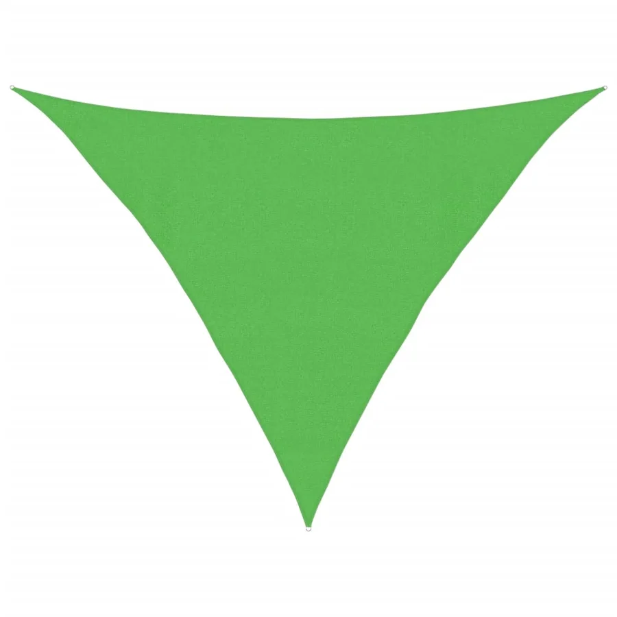 Voile d'ombrage 160 g/m² Vert clair 4x4x5,8 m PEHD - 2