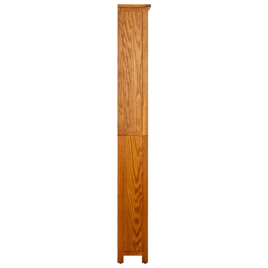 Bibliothèque à 6 niveaux 52x22x180 cm Bois de chêne massif - 3
