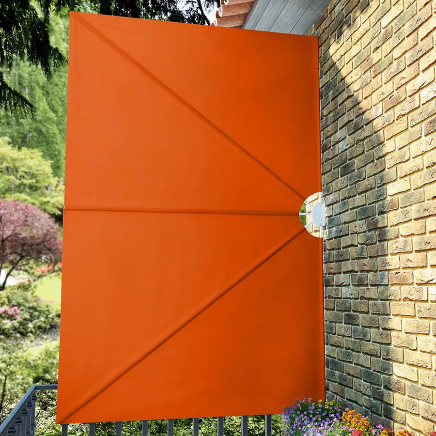 Auvent latéral pliable de terrasse Terre cuite 300 x 200 cm - 4