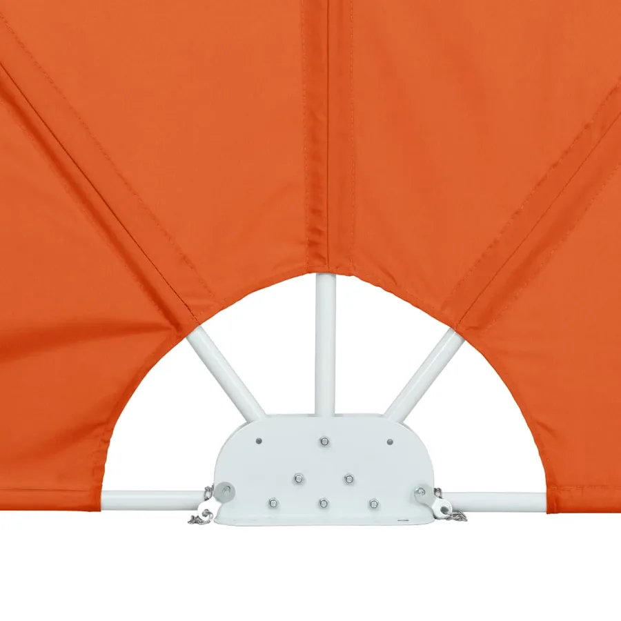 Auvent latéral pliable de terrasse Terre cuite 300 x 200 cm - 8