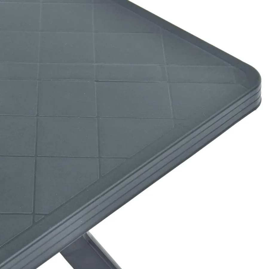 Table de bistro Anthracite 70x70x72 cm Plastique - 4