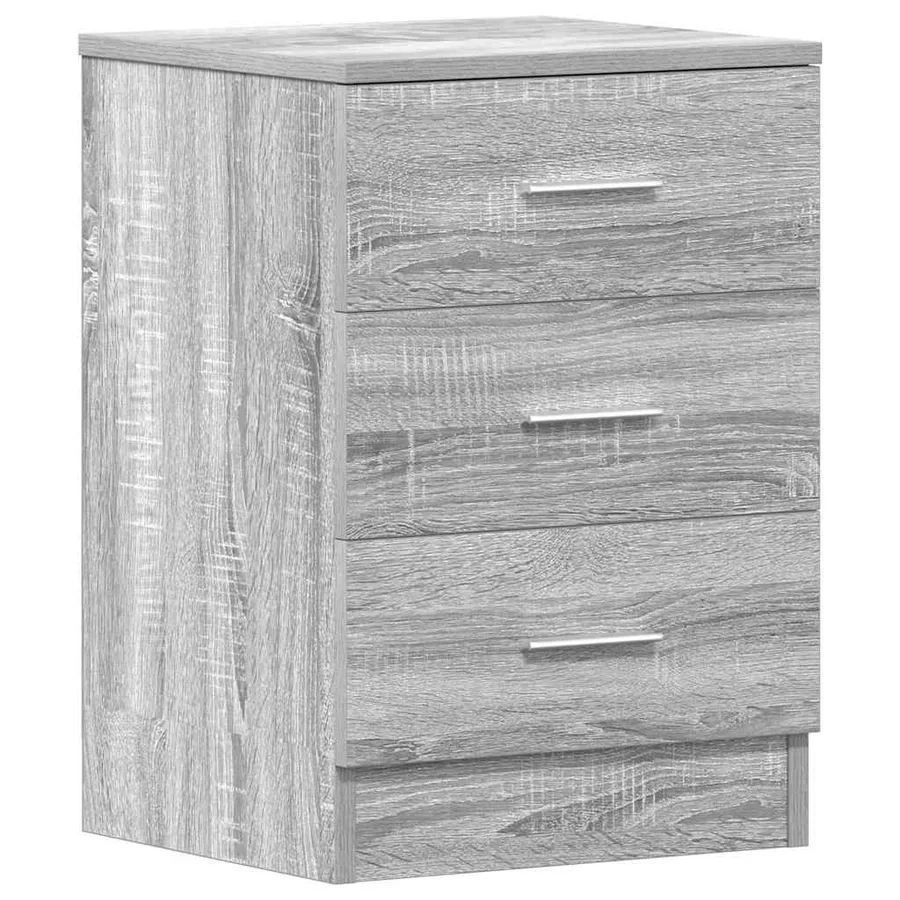 Table de chevet Sonoma gris 38x35x56 cm Bois d'ingénierie - 2