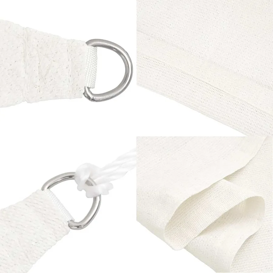 Voile d'ombrage 160 g/m² Blanc 5x7 m PEHD - 6
