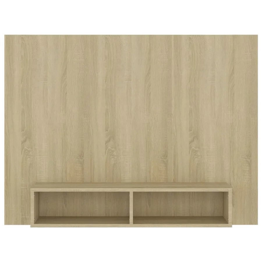 Meuble TV mural Chêne Sonoma 120x23,5x90 cm Bois d’ingénierie - 3