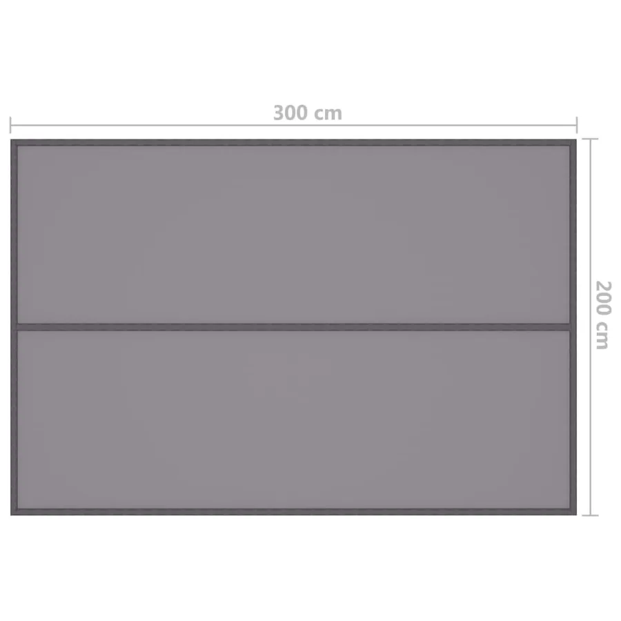 Bâche d'extérieur 3x2 m Gris - 7
