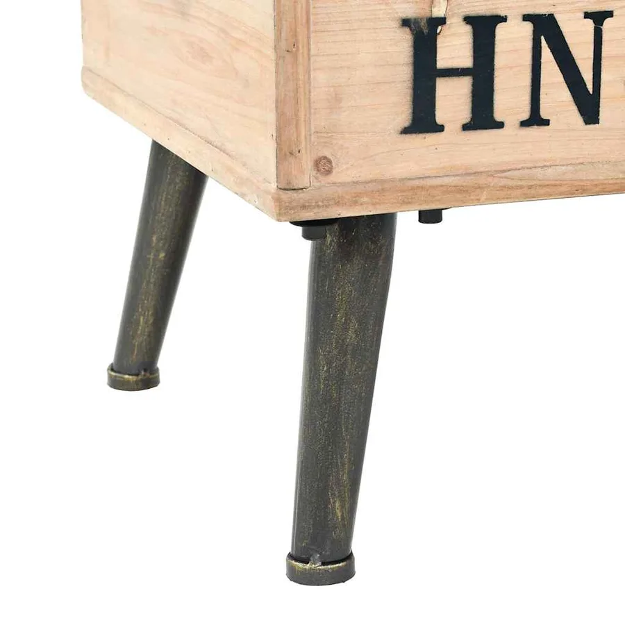 Banc de rangement 110 cm Bois de sapin massif - 10