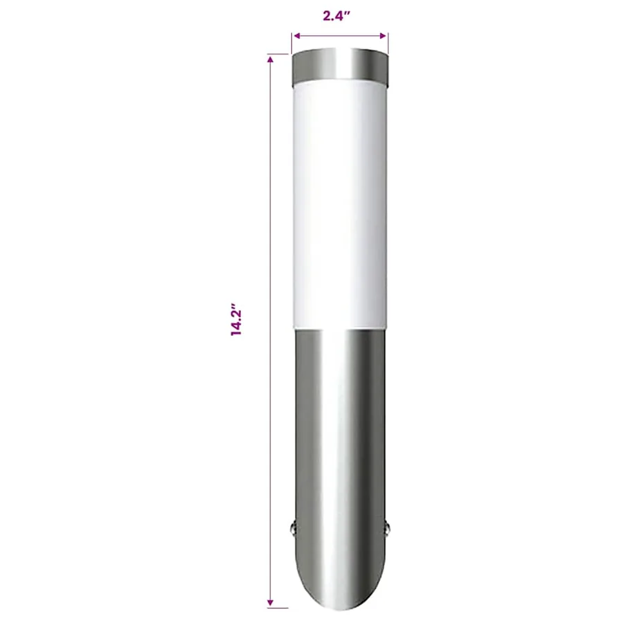 Applique murale d'extérieur 2 pcs Acier inoxydable - 9