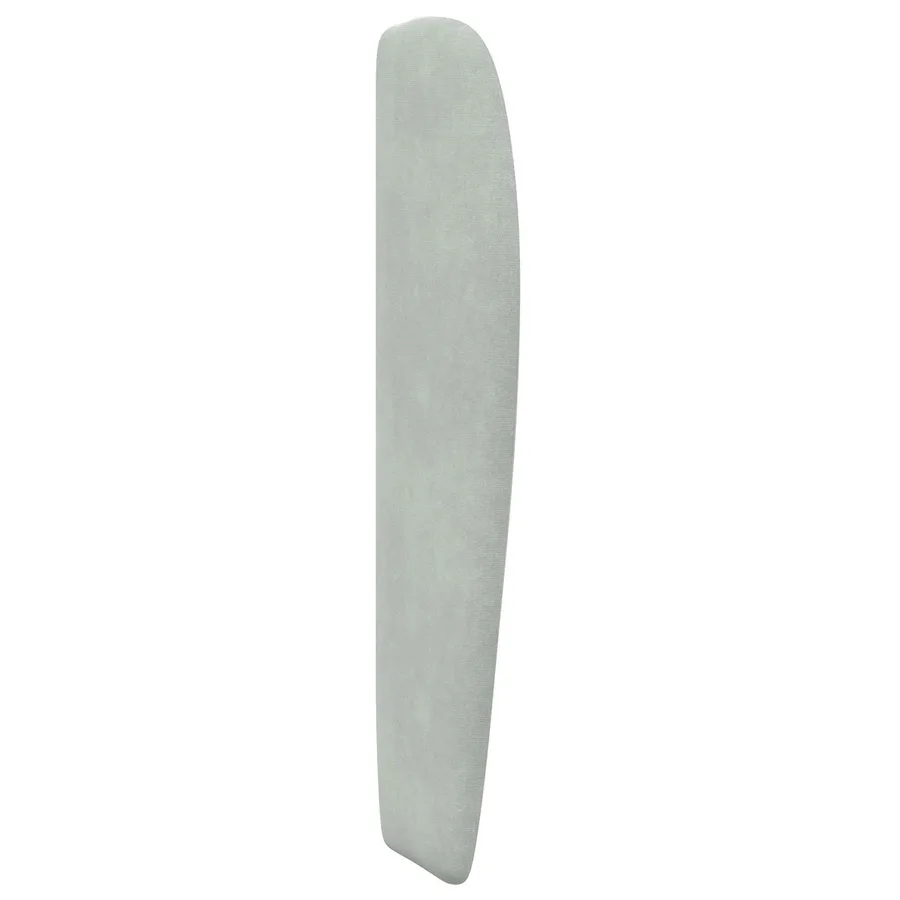 Oreille de tête de lit Gris clair 80 x 23 x 6 cm Velours - 5