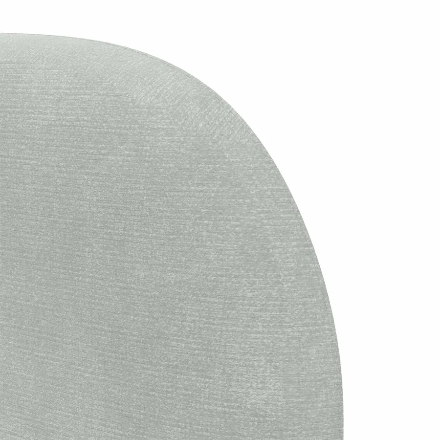 Oreille de tête de lit Gris clair 80 x 23 x 6 cm Velours - 9