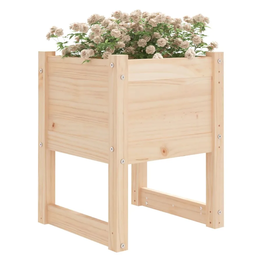 Jardinière 40x40x52,5 cm Bois massif de pin - 3