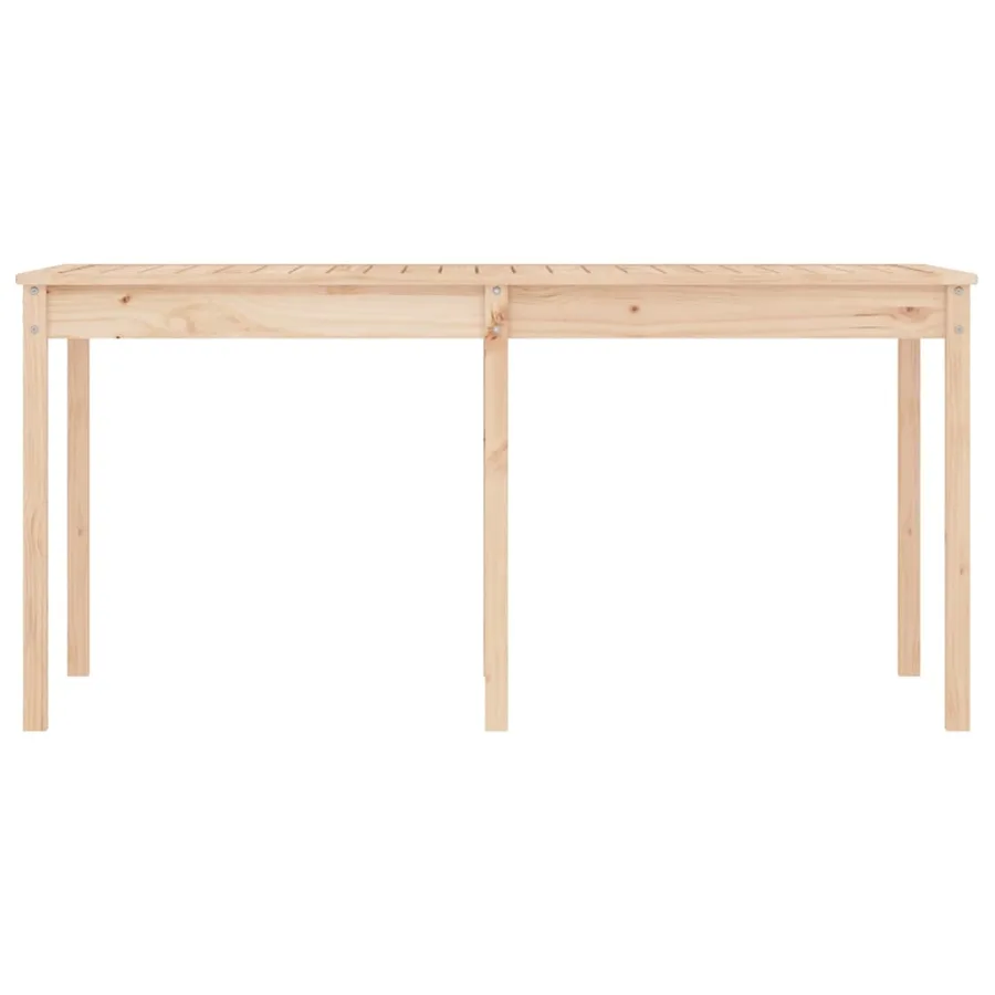 Table de jardin 159,5x82,5x76 cm bois massif de pin - 5