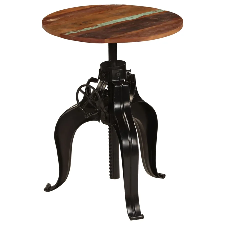 Table de bar Bois de récupération massif 60x(76-110) cm - 10