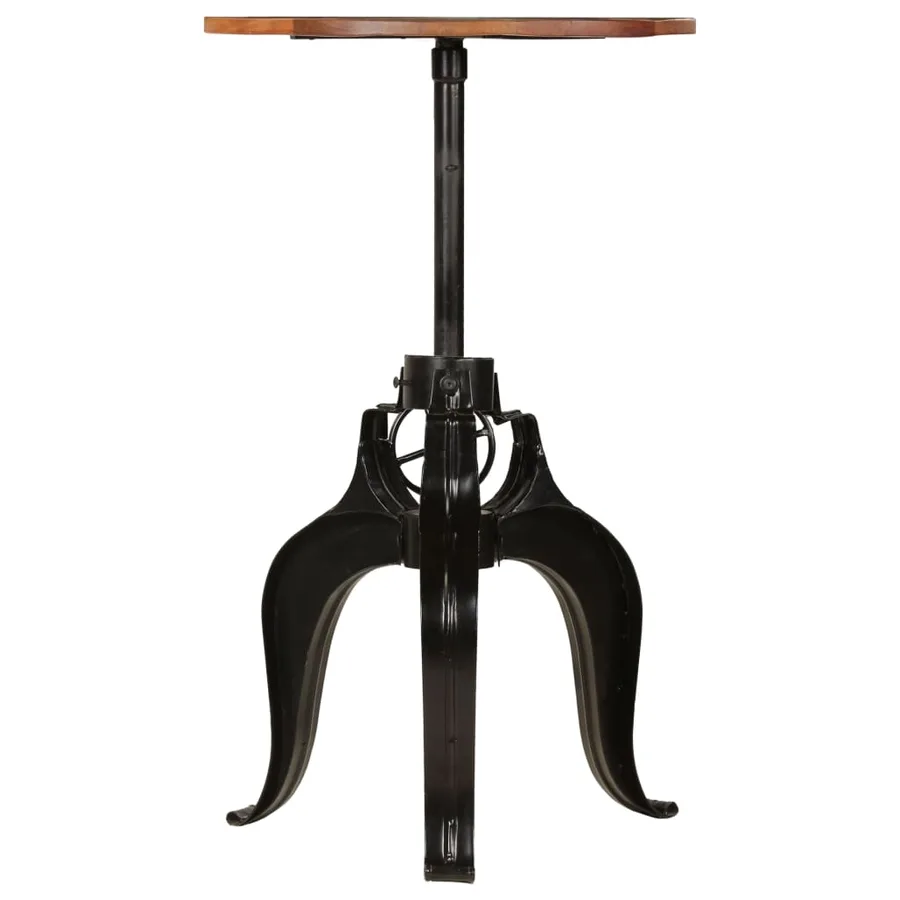 Table de bar Bois de récupération massif 60x(76-110) cm - 2