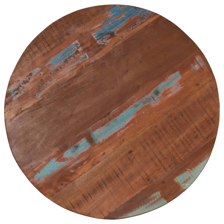 Table de bar Bois de récupération massif 60x(76-110) cm - 6