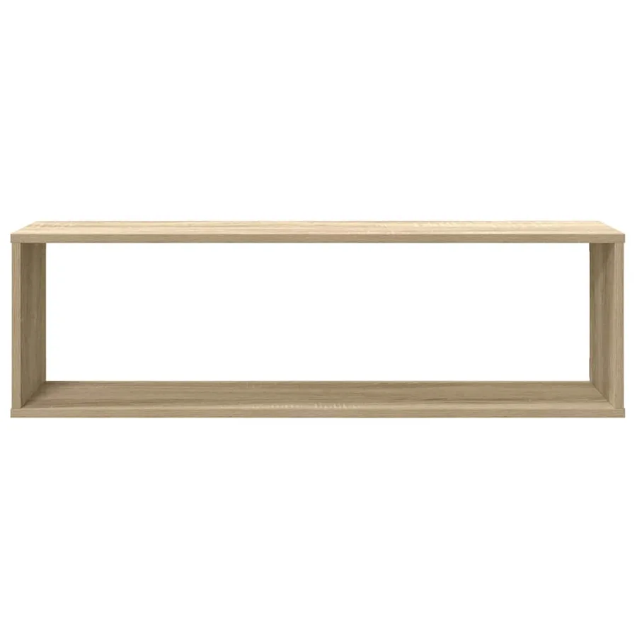 Étagères cube murales 2 pcs chêne sonoma bois d'ingénierie - 6