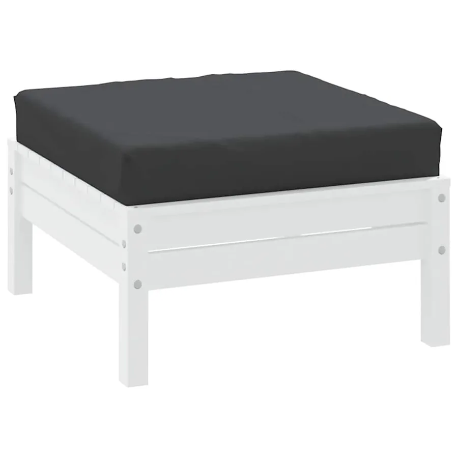 Coussin de palette noir 60x60x8 cm tissu oxford - 3