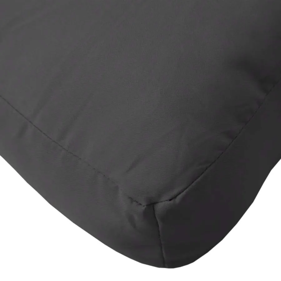 Coussin de palette noir 60x60x8 cm tissu oxford - 5